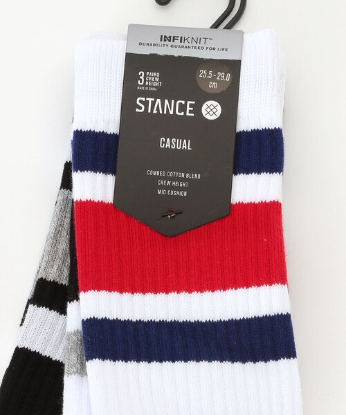 STANCE（スタンス）の「STANCE/スタンス THE BOYD 3 PACK（ソックス/靴下・メンズ・その他9・LARGE）」の3枚目の写真