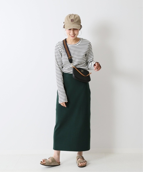 FRAMeWORK（フレームワーク）の「ニットストレートスカート3◆（スカート・レディース・ブラック/グリーン/ホワイト/ブルー系その他・36/38）」の8枚目の写真