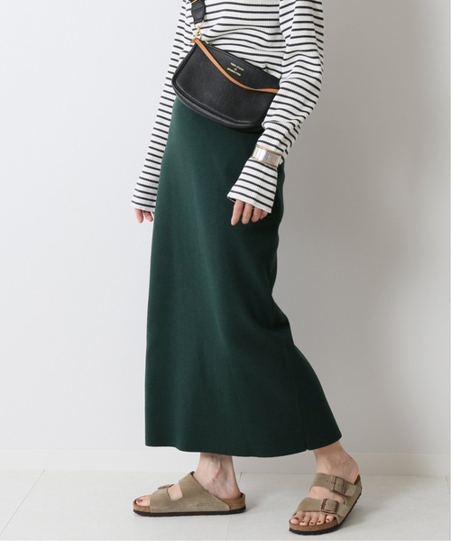 FRAMeWORK（フレームワーク）の「ニットストレートスカート3◆（スカート・レディース・ブラック/グリーン/ホワイト/ブルー系その他・36/38）」の9枚目の写真