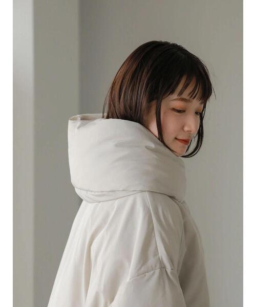 AMERICAN HOLIC（アメリカンホリック）の「バックドレープ中綿コート（その他アウター・レディース・ブラック/グレイッシュベージュ・M/L）」の17枚目の写真