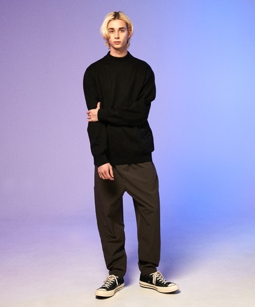 rehacer(レアセル)の「rehacer : Bottle Neck Garden Knit / ボトルネック ガーデンニット(ニット/セーター・メンズ・ブラック/グレー/グリーン・MEDIUM/LARGE)」の17枚目の写真