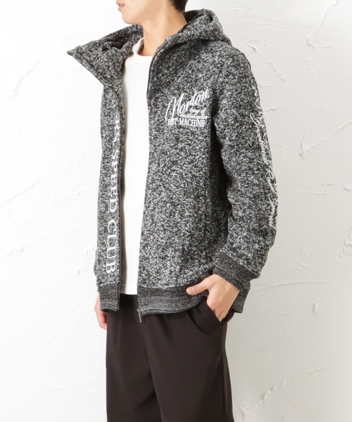 Norton（ノートン）の「Norton ノートン ポリ杢ボリュームネック パーカー ジャケット（パーカー・メンズ・ブラック/グレー・M/L/XL/XXL）」の14枚目の写真