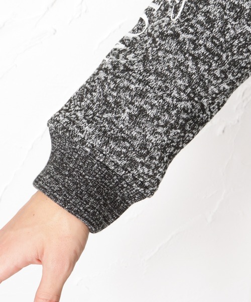 Norton（ノートン）の「Norton ノートン ポリ杢ボリュームネック パーカー ジャケット（パーカー・メンズ・ブラック/グレー・M/L/XL/XXL）」の10枚目の写真