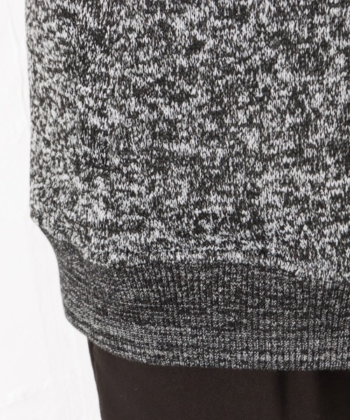 Norton（ノートン）の「Norton ノートン ポリ杢ボリュームネック パーカー ジャケット（パーカー・メンズ・ブラック/グレー・M/L/XL/XXL）」の15枚目の写真