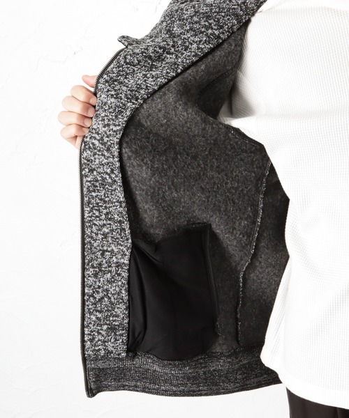 Norton（ノートン）の「Norton ノートン ポリ杢ボリュームネック パーカー ジャケット（パーカー・メンズ・ブラック/グレー・M/L/XL/XXL）」の19枚目の写真