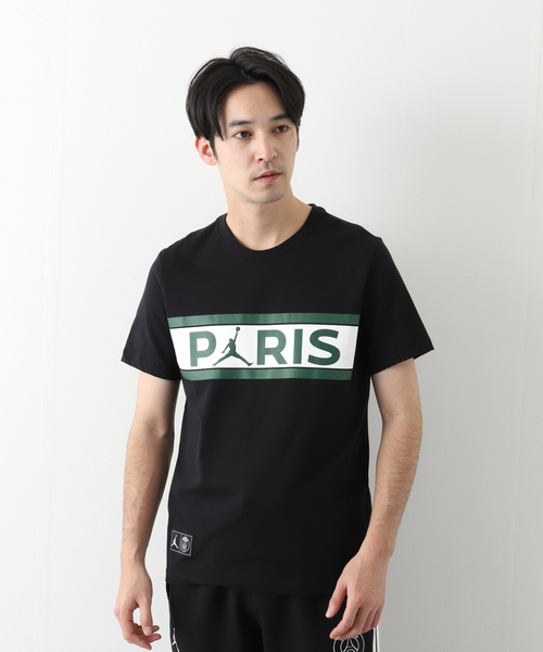 JORDAN BRAND（ジョーダンブランド）の「【JORDAN × Paris Saint-Germain】ワールドマーク Tシャツ（Tシャツ/カットソー・メンズ・ブラック・SMALL/MEDIUM/LARGE/X-LARGE/XX-LARGE）」の16枚目の写真