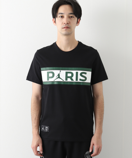 JORDAN BRAND（ジョーダンブランド）の「【JORDAN × Paris Saint-Germain】ワールドマーク Tシャツ（Tシャツ/カットソー・メンズ・ブラック・SMALL/MEDIUM/LARGE/X-LARGE/XX-LARGE）」の17枚目の写真