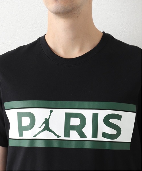 JORDAN BRAND（ジョーダンブランド）の「【JORDAN × Paris Saint-Germain】ワールドマーク Tシャツ（Tシャツ/カットソー・メンズ・ブラック・SMALL/MEDIUM/LARGE/X-LARGE/XX-LARGE）」の6枚目の写真