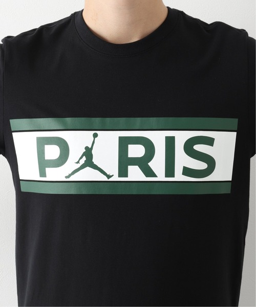 JORDAN BRAND（ジョーダンブランド）の「【JORDAN × Paris Saint-Germain】ワールドマーク Tシャツ（Tシャツ/カットソー・メンズ・ブラック・SMALL/MEDIUM/LARGE/X-LARGE/XX-LARGE）」の10枚目の写真