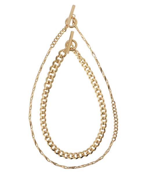 ASTRAET(アストラット)の「<in mood>COMBI A ネックレス(ネックレス・レディース・ゴールド/シルバー・FREE)」の3枚目の写真