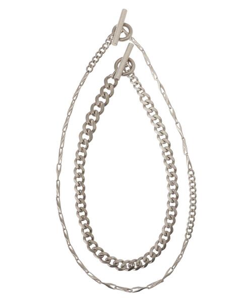 ASTRAET(アストラット)の「<in mood>COMBI A ネックレス(ネックレス・レディース・ゴールド/シルバー・FREE)」の4枚目の写真