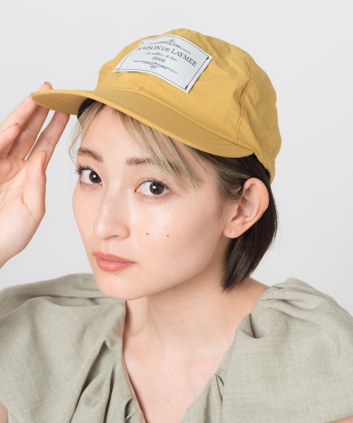 LAYMEE(レイミー)の「Colber Cap / コルバーキャップ(キャップ・レディース・ブラック/イエロー/オレンジ/アイボリー/ラベンダー・FREE)」の5枚目の写真