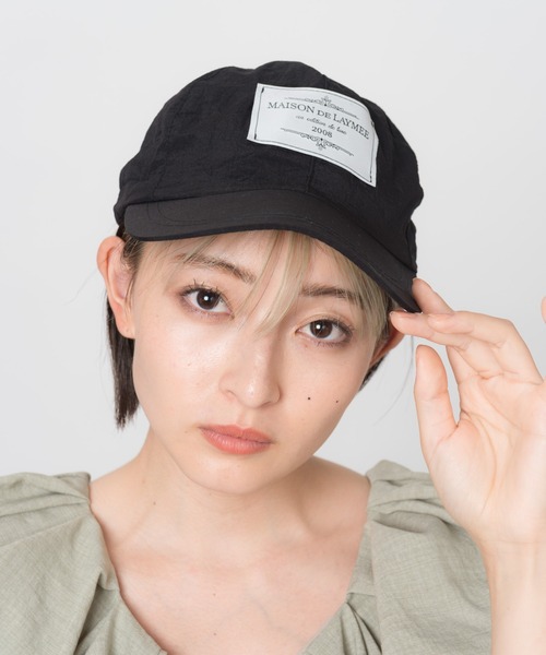 LAYMEE(レイミー)の「Colber Cap / コルバーキャップ(キャップ・レディース・ブラック/イエロー/オレンジ/アイボリー/ラベンダー・FREE)」の1枚目の写真