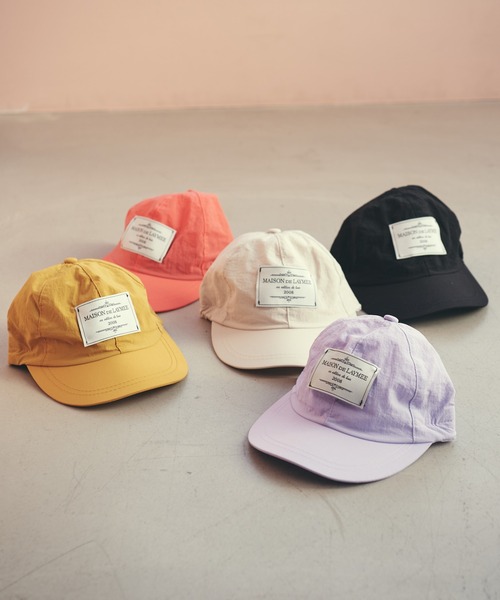 LAYMEE(レイミー)の「Colber Cap / コルバーキャップ(キャップ・レディース・ブラック/イエロー/オレンジ/アイボリー/ラベンダー・FREE)」の10枚目の写真