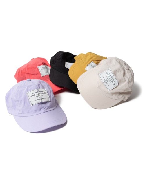 LAYMEE(レイミー)の「Colber Cap / コルバーキャップ(キャップ・レディース・ブラック/イエロー/オレンジ/アイボリー/ラベンダー・FREE)」の9枚目の写真