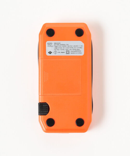 bpr BEAMS（ビーピーアール ビームス ）の「BEAMS / AC＆USB タップ（生活家電・メンズ・オレンジ・ONE SIZE）」の6枚目の写真