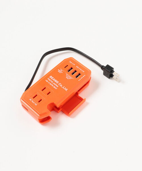 bpr BEAMS（ビーピーアール ビームス ）の「BEAMS / AC＆USB タップ（生活家電・メンズ・オレンジ・ONE SIZE）」の9枚目の写真