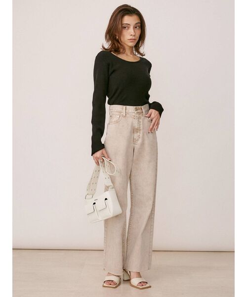 EVRIS（エヴリス）の「ワイドベルトガジェットBAG（ショルダーバッグ・レディース・ホワイト/ブラック/グリーン・FREE）」の22枚目の写真