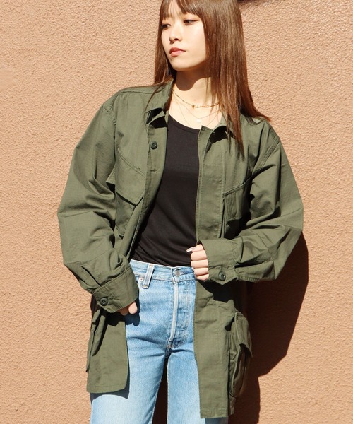 orSlow(オアスロウ)の「orSlow/オアスロウ US ARMY TROPICAL JACKET NONRIP ARMYGREEN アーミージャケット ミリタリージャケット(ミリタリージャケット・メンズ・アーミー・2/4/3)」の6枚目の写真