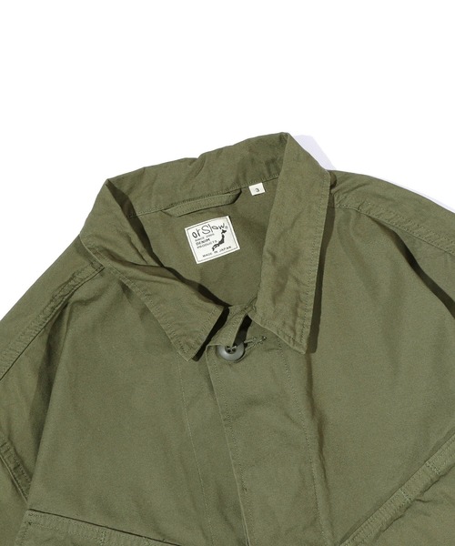 orSlow(オアスロウ)の「orSlow/オアスロウ US ARMY TROPICAL JACKET NONRIP ARMYGREEN アーミージャケット ミリタリージャケット(ミリタリージャケット・メンズ・アーミー・2/4/3)」の14枚目の写真