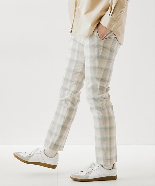 417 EDIFICE（フォーワンセブンエディフィス）の「オンブレーチェック スリムパンツ（スラックス・メンズ・グレー系その他/ブラウン系その他・SMALL/MEDIUM/LARGE）」の9枚目の写真