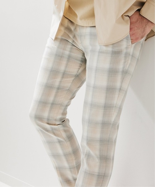 417 EDIFICE（フォーワンセブンエディフィス）の「オンブレーチェック スリムパンツ（スラックス・メンズ・グレー系その他/ブラウン系その他・SMALL/MEDIUM/LARGE）」の12枚目の写真