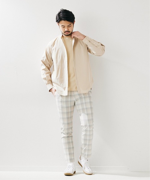 417 EDIFICE（フォーワンセブンエディフィス）の「オンブレーチェック スリムパンツ（スラックス・メンズ・グレー系その他/ブラウン系その他・SMALL/MEDIUM/LARGE）」の18枚目の写真