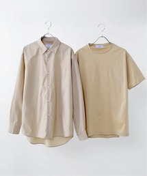 417 EDIFICE | ◆【WEB限定】【シャツ+カットソーの2点セット】レギュラーカラー / Tシャツ(シャツ/ブラウス)