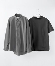 417 EDIFICE | ◆【WEB限定】【シャツ+カットソーの2点セット】レギュラーカラー / Tシャツ(シャツ/ブラウス)