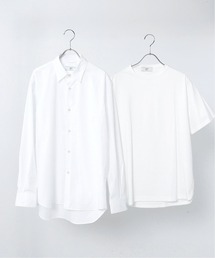 417 EDIFICE | ◆【WEB限定】【シャツ+カットソーの2点セット】レギュラーカラー / Tシャツ(シャツ/ブラウス)