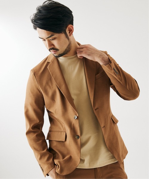 417 EDIFICE（フォーワンセブンエディフィス）の「【WEB限定】【シャツ+カットソーの2点セット】レギュラーカラー / Tシャツ（シャツ/ブラウス・メンズ・ホワイト/グレー/ブラウン/ベージュ/サックスブルー・SMALL/MEDIUM/LARGE/X-LARGE）」の13枚目の写真