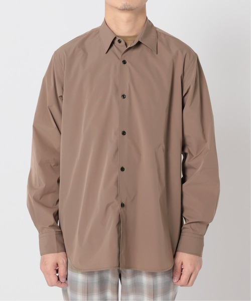 417 EDIFICE（フォーワンセブンエディフィス）の「【WEB限定】【シャツ+カットソーの2点セット】レギュラーカラー / Tシャツ（シャツ/ブラウス・メンズ・ホワイト/グレー/ブラウン/ベージュ/サックスブルー・SMALL/MEDIUM/LARGE/X-LARGE）」の20枚目の写真