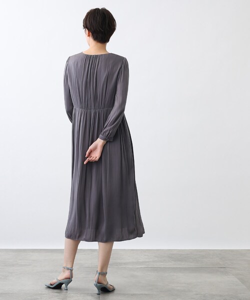 INDIVI（インディヴィ）の「◇【洗える/UVケア/吸水速乾】タック