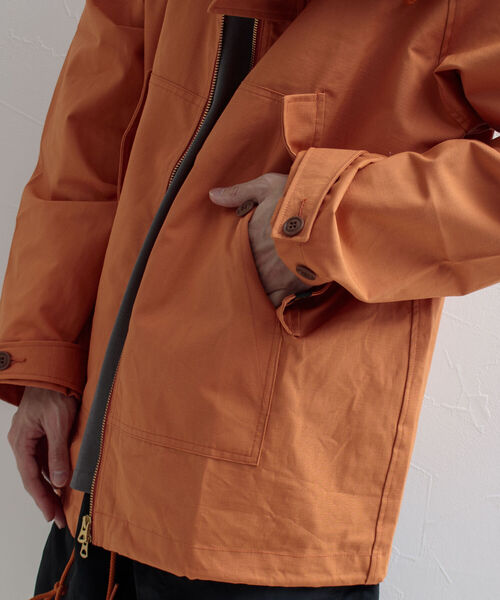 GLOSTER(グロスター)の「【GLOSTER/グロスター】ミリタリーフィールドパーカー(ブルゾン・メンズ・オリーブ/ネイビー/オレンジ・MEDIUM/LARGE)」の7枚目の写真