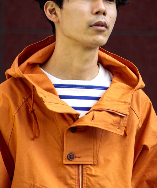 GLOSTER(グロスター)の「【GLOSTER/グロスター】ミリタリーフィールドパーカー(ブルゾン・メンズ・オリーブ/ネイビー/オレンジ・MEDIUM/LARGE)」の14枚目の写真