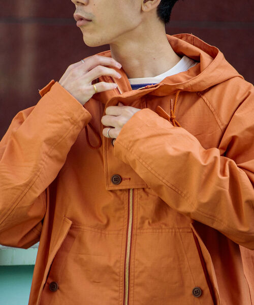 GLOSTER(グロスター)の「【GLOSTER/グロスター】ミリタリーフィールドパーカー(ブルゾン・メンズ・オリーブ/ネイビー/オレンジ・MEDIUM/LARGE)」の19枚目の写真