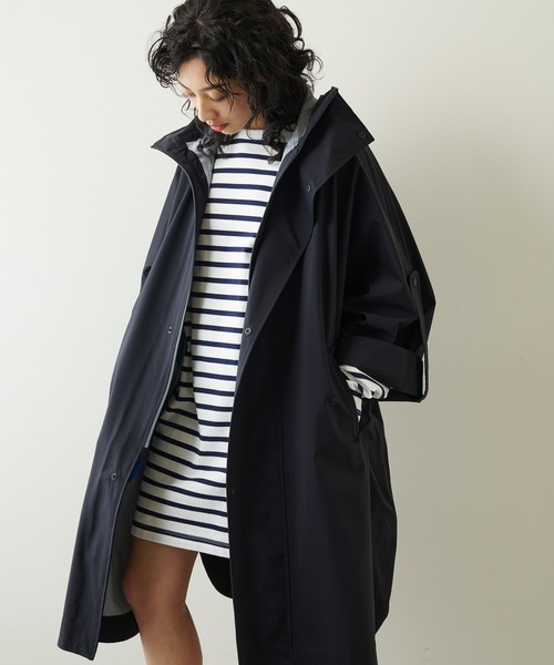 F/CE. （エフシーイー）の「【F/CE.】ポンチョコート（ポンチョ・レディース・ベージュ/ブラック・FREE）」の21枚目の写真