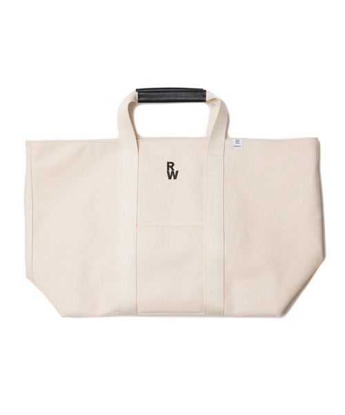 ROTTWEILER（ロットワイラー）の「CANVAS TOTE BAG（トートバッグ・メンズ・ホワイト/ブラック・ONESIZE）」の5枚目の写真