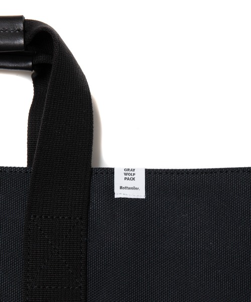 ROTTWEILER（ロットワイラー）の「CANVAS TOTE BAG（トートバッグ・メンズ・ホワイト/ブラック・ONESIZE）」の9枚目の写真