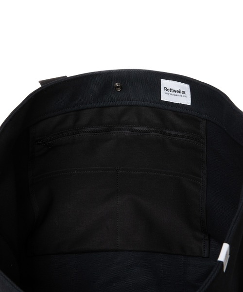 ROTTWEILER（ロットワイラー）の「CANVAS TOTE BAG（トートバッグ・メンズ・ホワイト/ブラック・ONESIZE）」の11枚目の写真