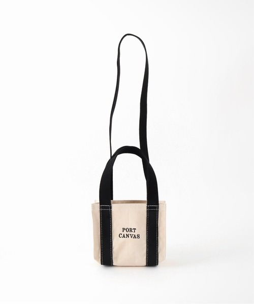 U by SPICK&SPAN（ユーバイスピックアンドスパン）の「【PORT CANVAS / ポートキャンバス】 mii shoulder TOTE◆（ショルダーバッグ・レディース・アイボリー・FREE）」の8枚目の写真