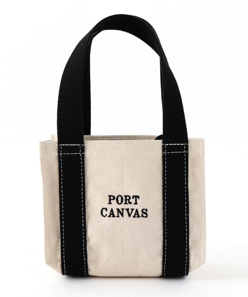 U by SPICK&SPAN（ユーバイスピックアンドスパン）の「【PORT CANVAS / ポートキャンバス】 mii shoulder TOTE◆（ショルダーバッグ・レディース・アイボリー・FREE）」の14枚目の写真
