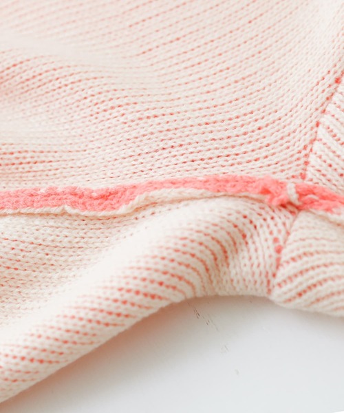 osharewalker（オシャレウォーカー）の「【廃盤】『配色リバーシブルダブルフェイスカーディガン』（カーディガン/ボレロ・レディース・ブラック/ライム/コーラルピンク・FREE）」の20枚目の写真