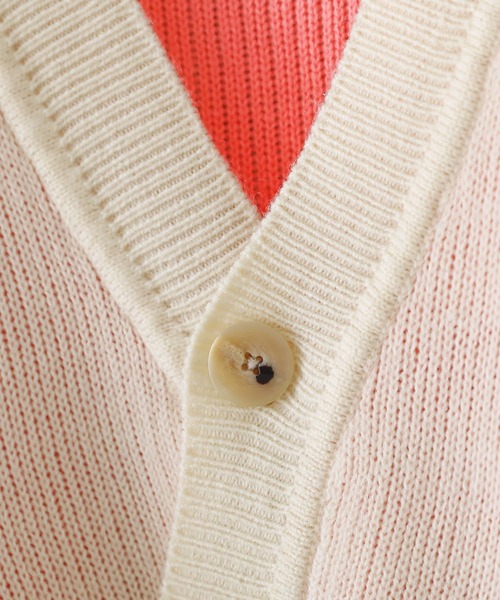 osharewalker（オシャレウォーカー）の「【廃盤】『配色リバーシブルダブルフェイスカーディガン』（カーディガン/ボレロ・レディース・ブラック/ライム/コーラルピンク・FREE）」の22枚目の写真