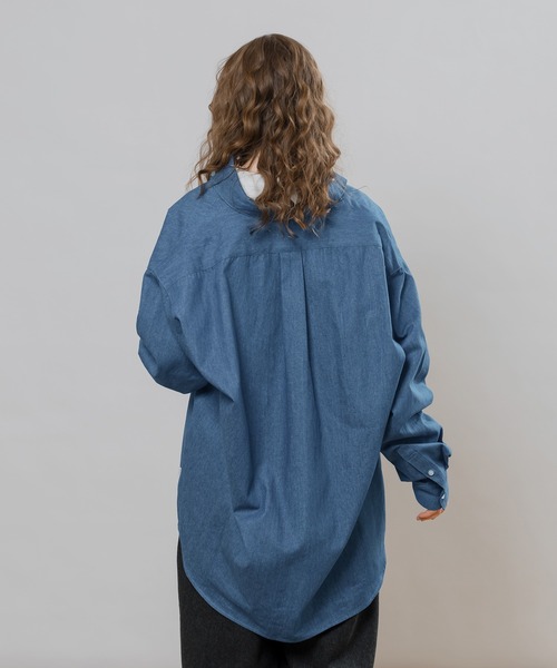 MUHET(ミュエータ)の「アソートレギュラーカラーシャツ(シャツ/ブラウス・レディース・オフホワイト/イエロー/オレンジ/インディゴブルー/グリーン/ライトピンク・SMALL/MEDIUM/X-LARGE)」の15枚目の写真