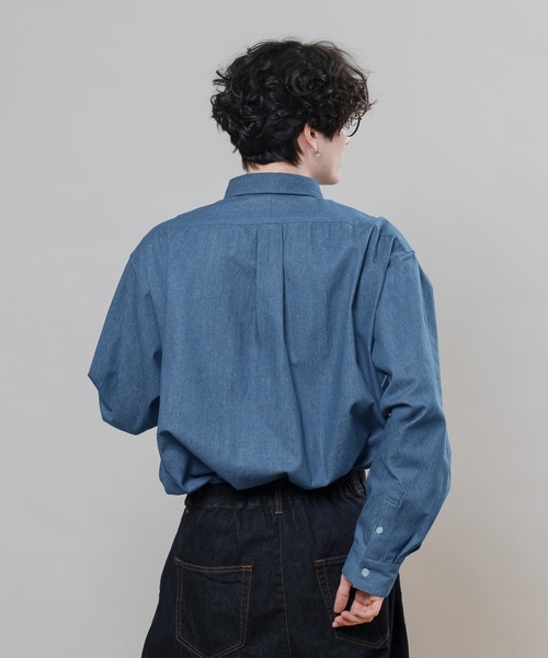 MUHET(ミュエータ)の「アソートレギュラーカラーシャツ(シャツ/ブラウス・レディース・オフホワイト/イエロー/オレンジ/インディゴブルー/グリーン/ライトピンク・SMALL/MEDIUM/X-LARGE)」の20枚目の写真