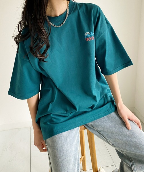 セール】TWN(ティーダブリューエヌ)/Splash Short Sleeve/オーバー