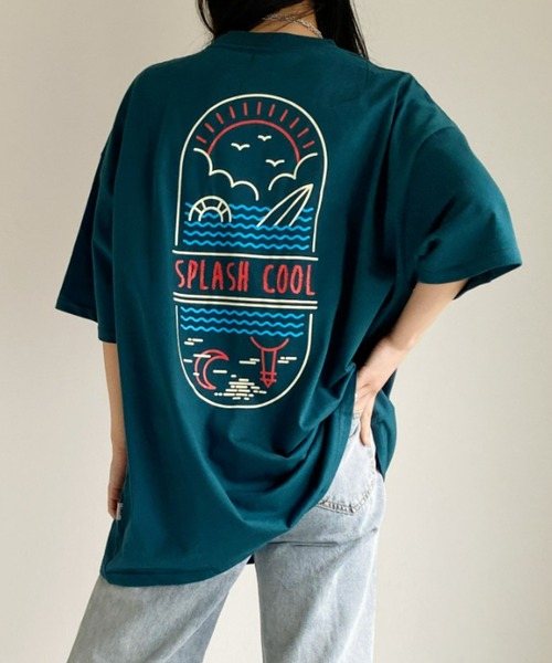 セール】TWN(ティーダブリューエヌ)/Splash Short Sleeve/オーバー