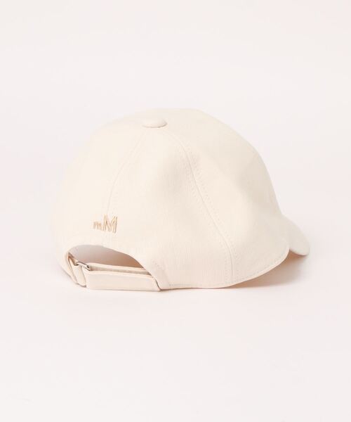 moimoln（モイモルン）の「スィートクローバー刺繍キャップ（キャップ・キッズ・アイボリー・52cm/50cm/54cm）」の5枚目の写真