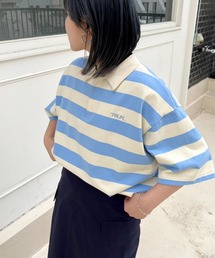 PBLIM | 【PAGEBOYLIM】ボーダービックポロ(ポロシャツ)